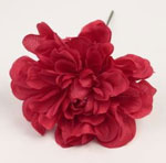 Zinnia. Flemish flower. Red. 9cm 3.265€ #504190122RJ